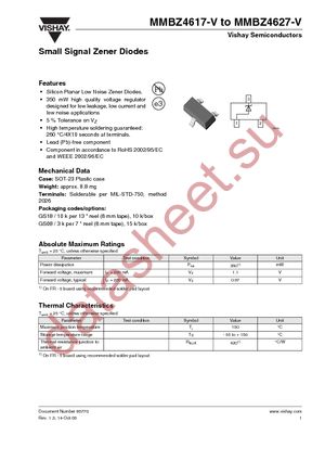 MMBZ4617-V-GS08 datasheet  